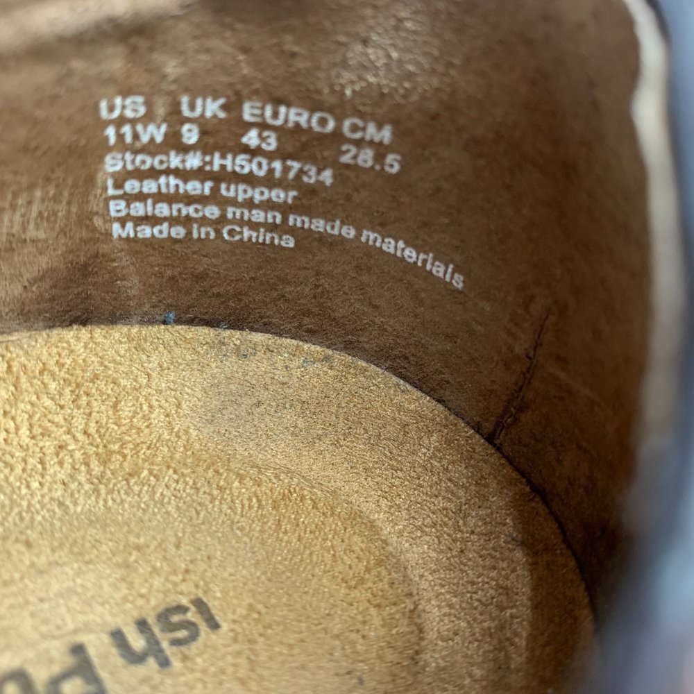 Hush Puppies Zero G size 11W Brown Leather Slip-on Shoes - Picture 7 of 10